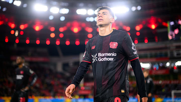 Claudio Echeverri ha estado prestado del Manchester City al Bayer Leverkusen desde verano