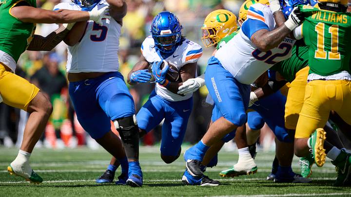 Boise State Broncos running back Dylan Riley.