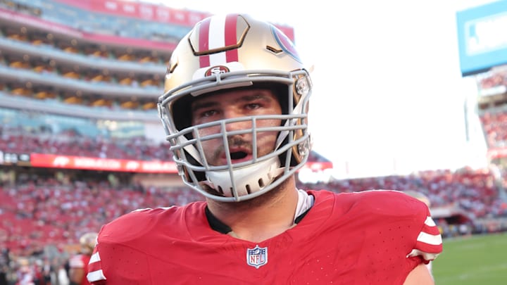 San Francisco 49ers right tackle Colton McKivitz (68)