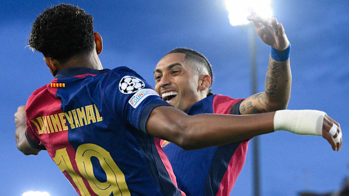 Raphinha e Yamal vivem grande fase no Barcelona