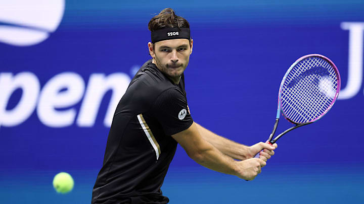 Fritz lost to Djokovic in four sets, 6-3, 7-5, 3-6, 6-4.