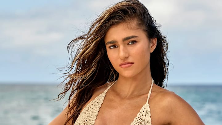 Rayna Vallandingham was photographed by Yu Tsai in Jamaica. Swimsuit by Akoia Swim. Rayna Vallandingham was photographed by Yu Tsai in Jamaica. Swimsuit by Akoia Swim.