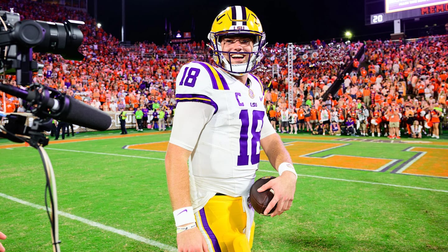 The Heisman Trophy Odds: LSU Football's Garrett Nussmeier Climbs to No. 1  Spot