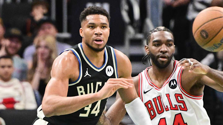 Milwaukee Bucks forward Giannis Antetokounmpo. Milwaukee Bucks forward Giannis Antetokounmpo.