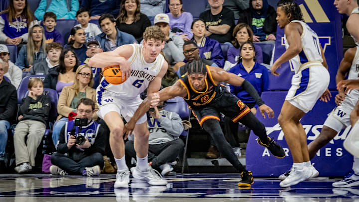 Hannes Steinbach grabs the ball away from USC's Jerry Easter.