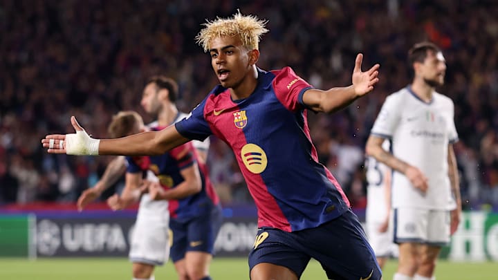 It was a night to savour for Lamine Yamal