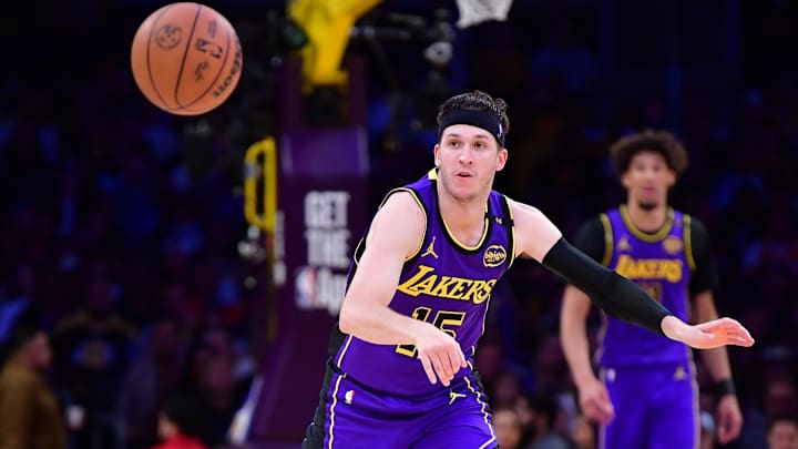 Los Angeles Lakers guard Austin Reaves.