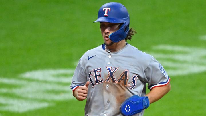 Texas Rangers second baseman Cameron Cauley. Credit: David Richard-Imagn Images Texas Rangers second baseman Cameron Cauley. Credit: David Richard-Imagn Images