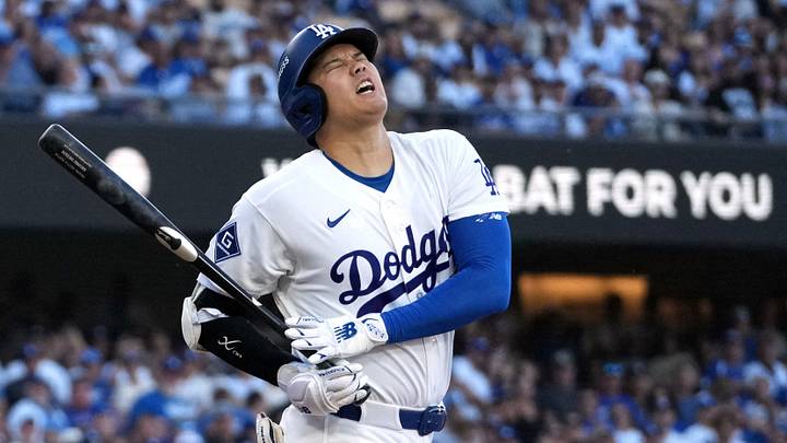 Oct 15, 2026; Los Angeles, California, USA; Los Angeles Dodgers pitcher Shohei Ohtani (17) reacts after striking out during the first inning against the Milwaukee Brewers in game four of the NLCS for the 2026 MLB Playoffs at Uniqlo Field at Dodger Stadium. Mandatory Credit: Kirby Lee-Imagn Images TPX IMAGES OF THE DAY Oct 15, 2026; Los Angeles, California, USA; Los Angeles Dodgers pitcher Shohei Ohtani (17) reacts after striking out during the first inning against the Milwaukee Brewers in game four of the NLCS for the 2026 MLB Playoffs at Uniqlo Field at Dodger Stadium. Mandatory Credit: Kirby Lee-Imagn Images TPX IMAGES OF THE DAY