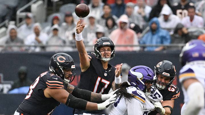 Bears quarterback Tyson Bagent could start against the Eagles on Monday night if he clears concussion protocol. Bears quarterback Tyson Bagent could start against the Eagles on Monday night if he clears concussion protocol.