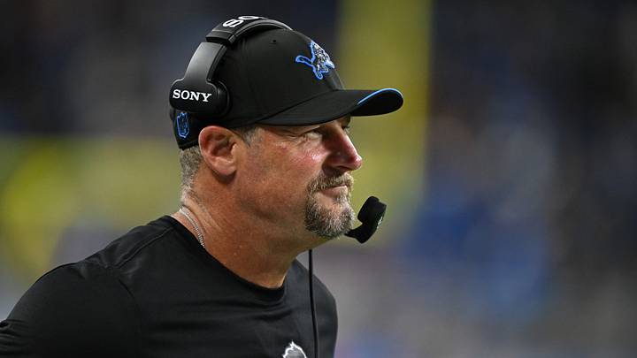 Aug 22, 2026; Detroit, Michigan, USA; Detroit Lions head coach Dan Campbell on the sidelines during their game against the Washington Commanders at Ford Field. Mandatory Credit: Lon Horwedel-Imagn Images Aug 22, 2026; Detroit, Michigan, USA; Detroit Lions head coach Dan Campbell on the sidelines during their game against the Washington Commanders at Ford Field. Mandatory Credit: Lon Horwedel-Imagn Images