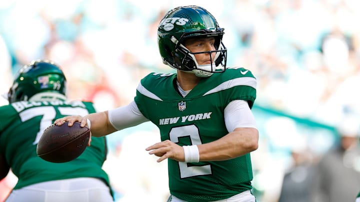 NY Jets quarterback Zach Wilson