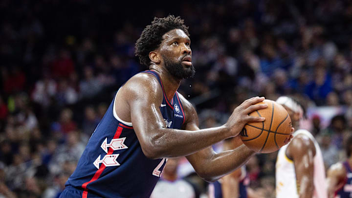 Philadelphia 76ers center Joel Embiid.