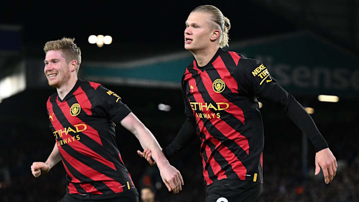 Haaland y De Bruyne