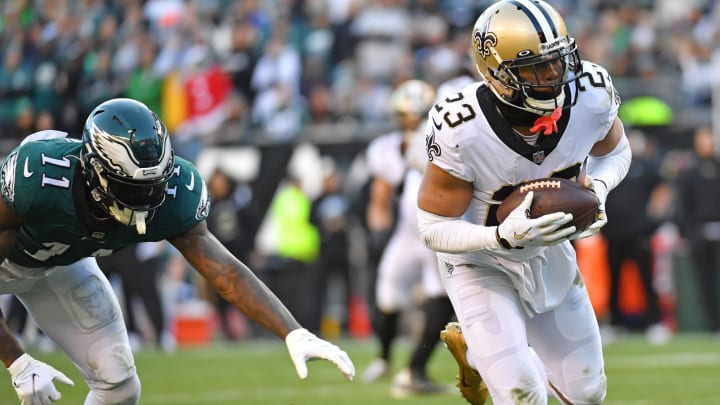 New Orleans Saints cornerback Marshon Lattimore (23) New Orleans Saints cornerback Marshon Lattimore (23)