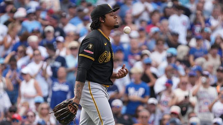 Sep 12, 2026; Chicago, Illinois, USA; Pittsburgh Pirates pitcher Gregory Soto (31) after giving up two-runs against the Chicago Cubs during the eighth inning at Wrigley Field. Mandatory Credit: David Banks-Imagn Images Sep 12, 2026; Chicago, Illinois, USA; Pittsburgh Pirates pitcher Gregory Soto (31) after giving up two-runs against the Chicago Cubs during the eighth inning at Wrigley Field. Mandatory Credit: David Banks-Imagn Images