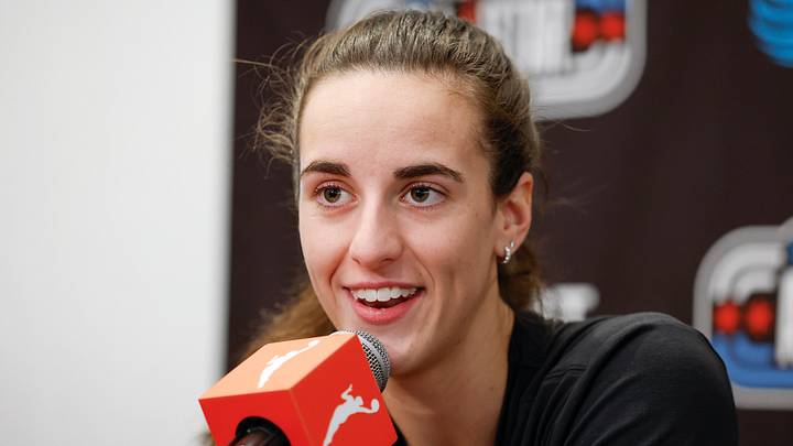 Indiana Fever guard Caitlin Clark speaks during WNBA All-Star Weekend Media Day. Indiana Fever guard Caitlin Clark speaks during WNBA All-Star Weekend Media Day.