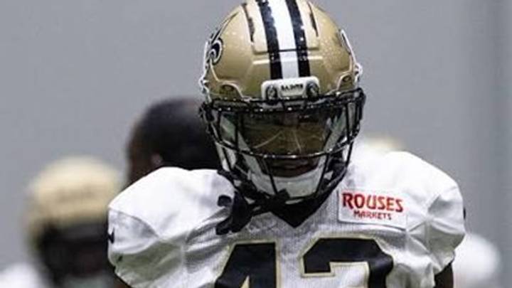 Saints new defensive back Michael Davis Saints new defensive back Michael Davis