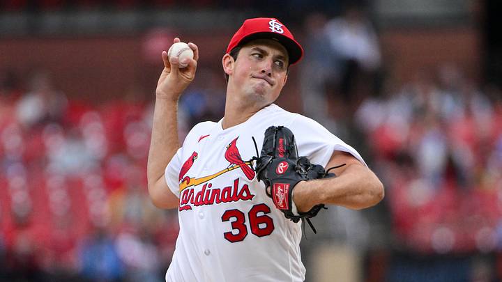St. Louis Cardinals starting pitcher Michael McGreevy