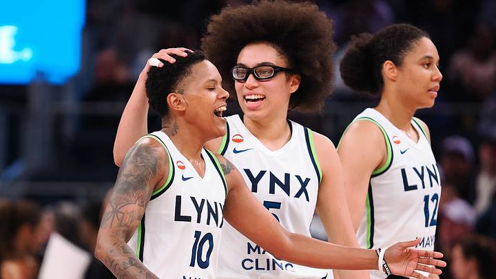 With Olivia Miles (center) taking the reins of Minnesota’s offense, Courtney Williams has been freed up off the ball and is having one of the best seasons of her career. 