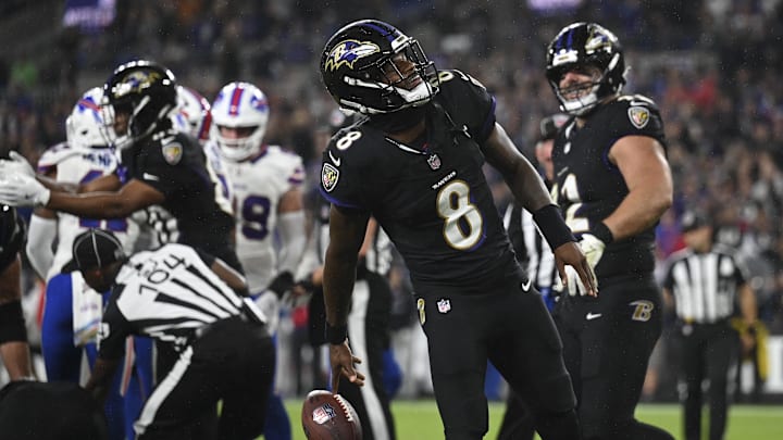 The Ravens are road favorites against the Bills in the divisional round of the NFL playoffs.