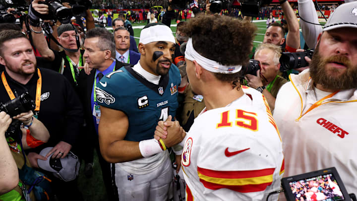 NFL picks, NFL predictions, Jalen Hurts, Patrick Mahomes