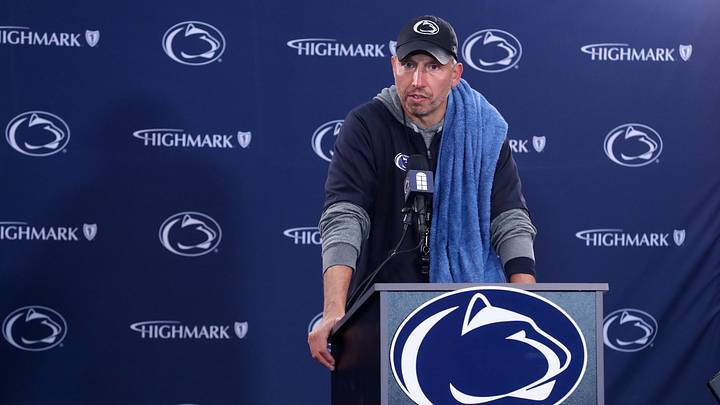 Penn State Nittany Lions head coach Matt Campbell Penn State Nittany Lions head coach Matt Campbell