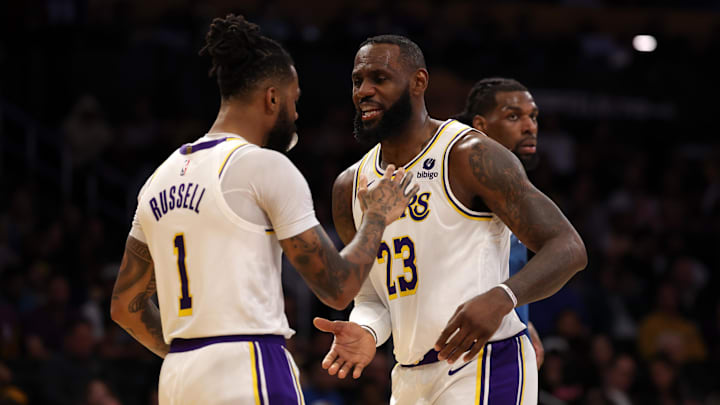 D'Angelo Russell, LeBron James, Los Angeles Lakers