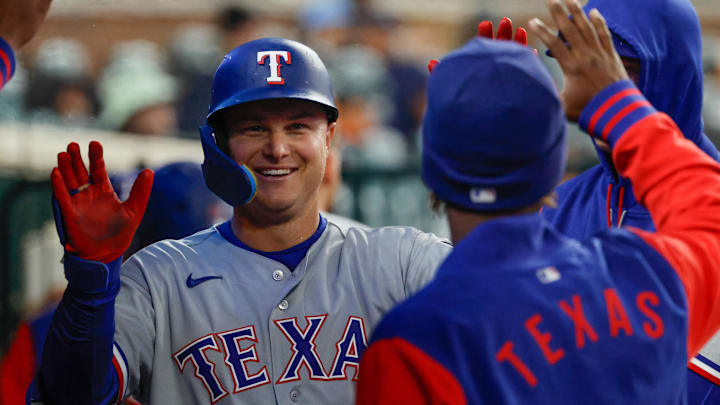 Texas Rangers first baseman Joc Pederson.