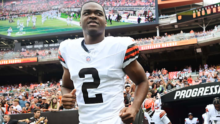 Cleveland Browns wide receiver Amari Cooper (2) before the game against the Green Bay Packers.