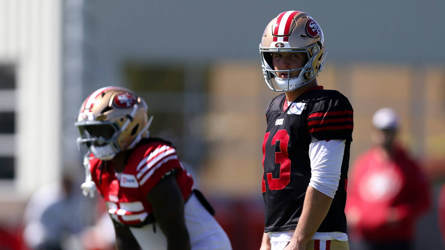 Brock Purdy shows improvement during Day 8 of 49ers training camp