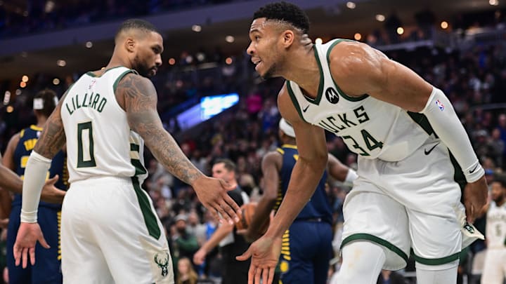 Dec 13, 2023; Milwaukee, Wisconsin, USA; Milwaukee Bucks forward Giannis Antetokounmpo (34)