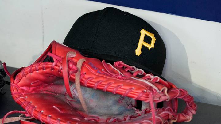 Jun 23, 2025; Milwaukee, Wisconsin, USA; against the Pittsburgh Pirates hat and glove in the dugout before a game against the Milwaukee Brewers at American Family Field. Mandatory Credit: Michael McLoone-Imagn Images Jun 23, 2025; Milwaukee, Wisconsin, USA; against the Pittsburgh Pirates hat and glove in the dugout before a game against the Milwaukee Brewers at American Family Field. Mandatory Credit: Michael McLoone-Imagn Images