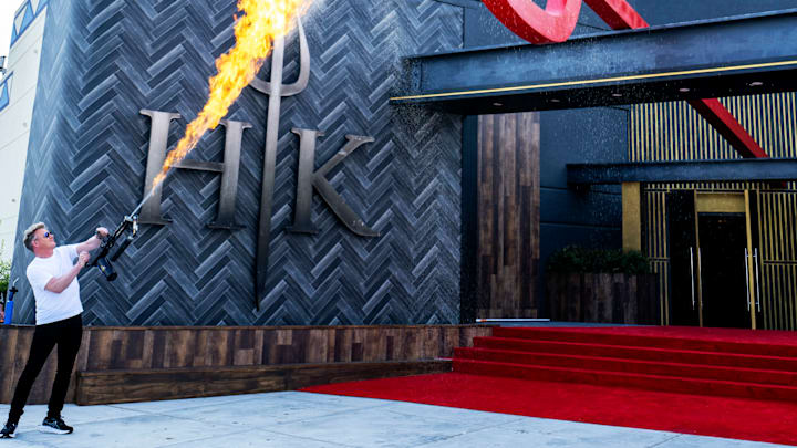 HELL’S KITCHEN: Gordon Ramsay in the Season 23 Premiere of HELL’S KITCHEN: HEAD CHEFS ONLY Airing Thursday Sept. 26 (8:00-9:02 PM ET/PT) on FOX. CR/ Jeff Neira / FOX. ©2024 FOX Media LLC.