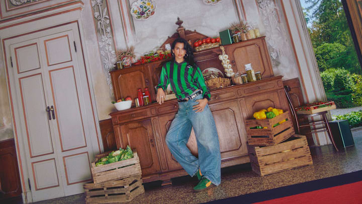Dua Lipa and the Puma Palermo are living the sweet life. Image courtesy Francesco Nazardo, Puma