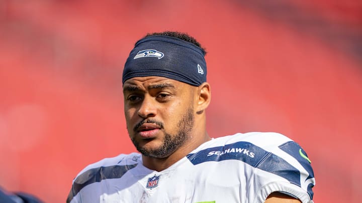 Seattle Seahawks tight end Noah Fant