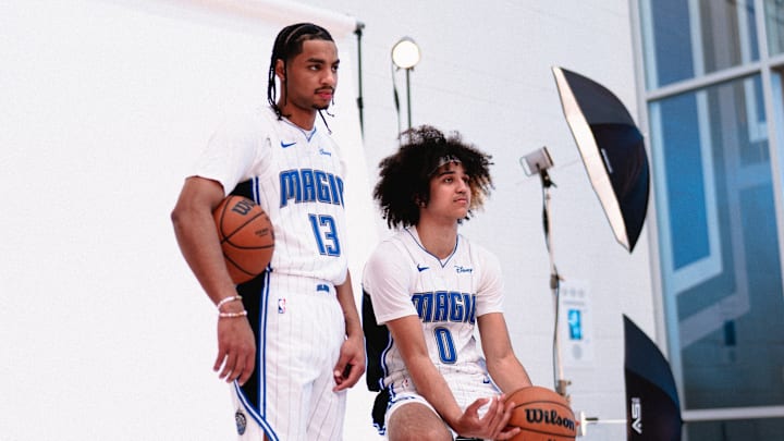 Orlando Magic guards Jett Howard and Anthony Black each enter their second NBA season in 2024-25.