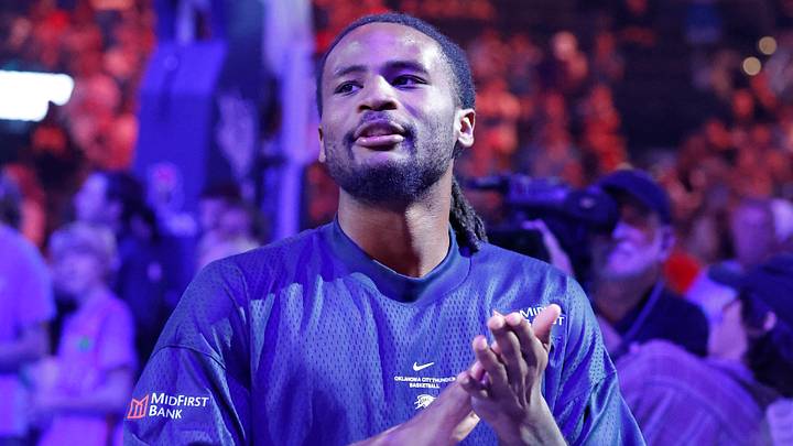 Oklahoma City Thunder guard Cason Wallace Oklahoma City Thunder guard Cason Wallace