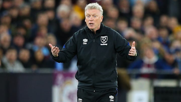 Moyes on the touchline Moyes on the touchline