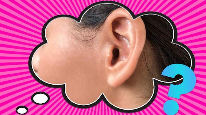 Yep, it's in your ear.