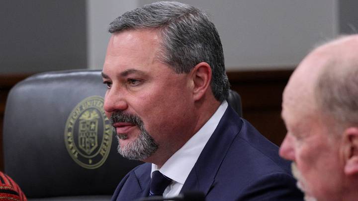 Texas Tech University System Board of Regents Chairman Cody Campbell of Fort Worth listens during the board's November meeting on Nov. 14, 2025 in Lubbock, Texas.