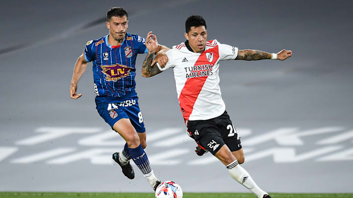 Enzo Pérez y Dardo Miloc, River Plate vs Arsenal 
