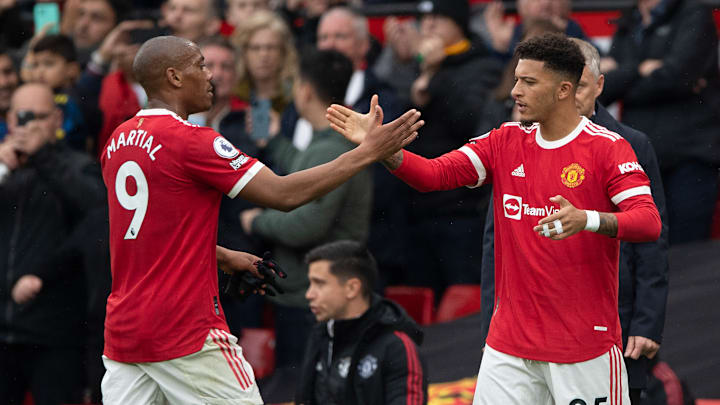 Verabschiedet sich Anthony Martial hier schon von Jadon Sancho?