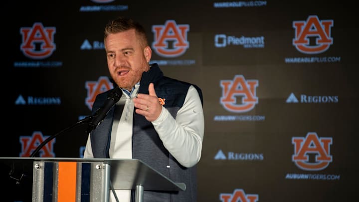 Auburn Tigers football head coach Alex Golesh is using his USF ties to recruit.