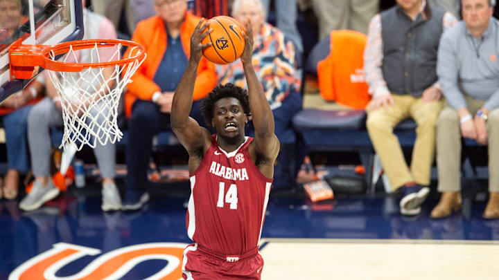 Alabama center Charles Bediako heard it from the Auburn faithful in his first game on The Plains since his controversial return to college basketball.