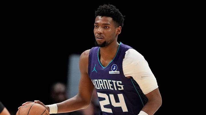 Apr 3, 2026; Charlotte, North Carolina, USA; Charlotte Hornets forward Brandon Miller (24) brings the ball up court during the second half against the Indiana Pacers at Spectrum Center. Mandatory Credit: Jim Dedmon-Imagn Images Apr 3, 2026; Charlotte, North Carolina, USA; Charlotte Hornets forward Brandon Miller (24) brings the ball up court during the second half against the Indiana Pacers at Spectrum Center. Mandatory Credit: Jim Dedmon-Imagn Images