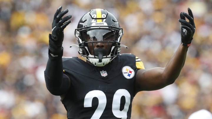 Sep 10, 2023; Pittsburgh, Pennsylvania, USA; Pittsburgh Steelers cornerback Levi Wallace (29) Sep 10, 2023; Pittsburgh, Pennsylvania, USA; Pittsburgh Steelers cornerback Levi Wallace (29)