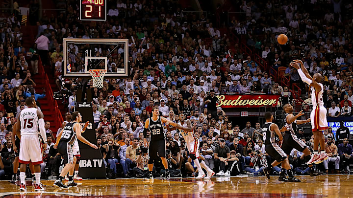 San Antonio Spurs v Miami Heat
