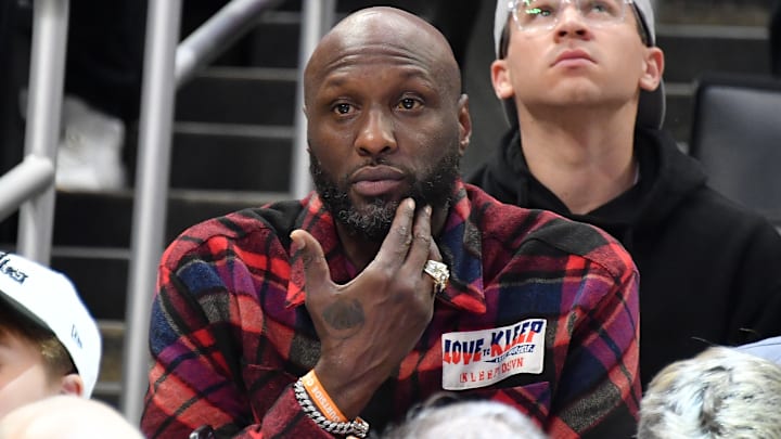 Celebrities At The Los Angeles Clippers Game