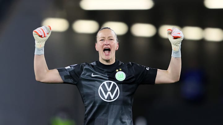 Almuth Schult jubelte mit dem VfL Wolfsburg oft Almuth Schult jubelte mit dem VfL Wolfsburg oft